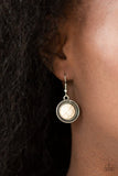 Lasting EMPRESS-ions - White Necklace - Paparazzi Accessories Necklace Bedazzle Me Pretty Mobile Fashion Boutique