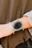 Lasting Landmark - Black Bracelet - Paparazzi Accessories Bracelet Bedazzle Me Pretty Mobile Fashion Boutique
