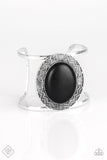 Lasting Landmark - Black Bracelet - Paparazzi Accessories Bracelet Bedazzle Me Pretty Mobile Fashion Boutique