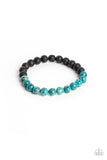 LAVA Language - Blue Bracelet - Paparazzi Accessories Bracelet Bedazzle Me Pretty Mobile Fashion Boutique
