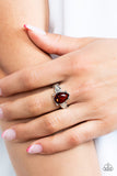 Law of Attraction - Brown Ring - Paparazzi Accessories Ring Bedazzle Me Pretty Mobile Fashion Boutique