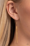 Layer Lockdown - Gold Necklace - Paparazzi Accessories Necklace Bedazzle Me Pretty Mobile Fashion Boutique