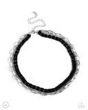 LAYER of the Year - Black Choker Necklace - Paparazzi Accessories Necklace Bedazzle Me Pretty Mobile Fashion Boutique