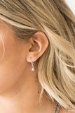 Laying The Groundwork - Silver Necklace - Paparazzi Accessories Necklace Bedazzle Me Pretty Mobile Fashion Boutique