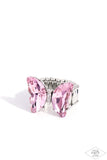 Lazy Afternoon - Pink Ring - Paparazzi Accessories Ring Bedazzle Me Pretty Mobile Fashion Boutique