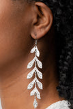 Lead From the FROND - Silver Earrings - Paparazzi Accessories Earrings Bedazzle Me Pretty Mobile Fashion Boutique