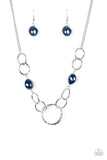 Lead Role - Blue Necklace - Paparazzi Accessories Necklace Bedazzle Me Pretty Mobile Fashion Boutique