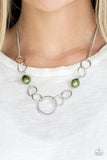 Lead Role - Green Necklace - Paparazzi Accessories Necklace Bedazzle Me Pretty Mobile Fashion Boutique