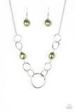 Lead Role - Green Necklace - Paparazzi Accessories Necklace Bedazzle Me Pretty Mobile Fashion Boutique