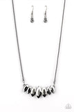 Leading Lady - Black Necklace - Paparazzi Accessories Necklace Bedazzle Me Pretty Mobile Fashion Boutique