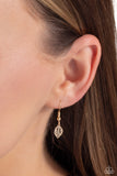 LEAF a Light On - Gold Necklace - Paparazzi Accessories Necklace Bedazzle Me Pretty Mobile Fashion Boutique