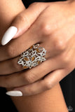 LEAF Home - Brown Ring - Paparazzi Accessories Ring Bedazzle Me Pretty Mobile Fashion Boutique