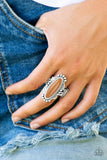 Leave No Trace - Brown Ring - Paparazzi Accessories Ring Bedazzle Me Pretty Mobile Fashion Boutique