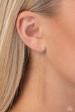 Leave Your Initials - Gold - I Necklace - Paparazzi Accessories Necklace Bedazzle Me Pretty Mobile Fashion Boutique