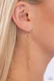 Leave Your Initials - Gold - J Necklace - Paparazzi Accessories Necklace Bedazzle Me Pretty Mobile Fashion Boutique