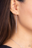 Leave Your Initials - Silver - J Necklace - Paparazzi Accessories Necklace Bedazzle Me Pretty Mobile Fashion Boutique