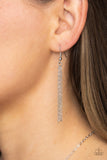 Leave Your Initials - Silver - N Necklace - Paparazzi Accessories Necklace Bedazzle Me Pretty Mobile Fashion Boutique