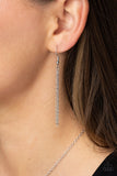 Leave Your Initials - Silver - T Necklace - Paparazzi Accessories Necklace Bedazzle Me Pretty Mobile Fashion Boutique