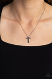 Leave Your Initials - Silver - T Necklace - Paparazzi Accessories Necklace Bedazzle Me Pretty Mobile Fashion Boutique