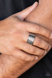 Legendary Lineup - Silver Ring - Paparazzi Accessories Ring Bedazzle Me Pretty Mobile Fashion Boutique