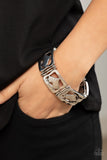 Legendary Lovers - Silver Bracelet - Paparazzi Accessories Bracelet Bedazzle Me Pretty Mobile Fashion Boutique