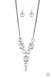 Legendary Luster - Black Necklace - Paparazzi Accessories Necklace Bedazzle Me Pretty Mobile Fashion Boutique