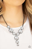 Legendary Luster - Black Necklace - Paparazzi Accessories Necklace Bedazzle Me Pretty Mobile Fashion Boutique