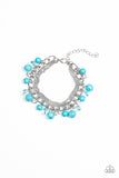 Let Me SEA! - Blue Bracelet - Paparazzi Accessories Bracelet Bedazzle Me Pretty Mobile Fashion Boutique