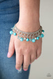 Let Me SEA! - Blue Bracelet - Paparazzi Accessories Bracelet Bedazzle Me Pretty Mobile Fashion Boutique