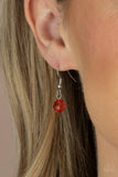 Let The Festivities Begin - Red Necklace - Paparazzi Accessories Necklace Bedazzle Me Pretty Mobile Fashion Boutique