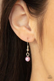 Let The Record GLOW - Purple Necklace - Paparazzi Accessories Necklace Bedazzle Me Pretty Mobile Fashion Boutique