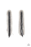 Let There BEAD Light - Black Post Earrings - Paparazzi Accessories Post Earrings Bedazzle Me Pretty Mobile Fashion Boutique