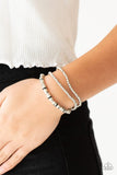 Let There BEAM Light - Black Bracelet - Paparazzi Accessories Bracelet Bedazzle Me Pretty Mobile Fashion Boutique