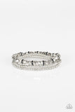 Let There BEAM Light - Black Bracelet - Paparazzi Accessories Bracelet Bedazzle Me Pretty Mobile Fashion Boutique