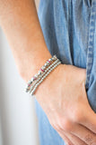 Let There BEAM Light - Pink Bracelet - Paparazzi Accessories Bracelet Bedazzle Me Pretty Mobile Fashion Boutique
