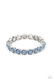 Lets be Buds - Blue Bracelet - Paparazzi Accessories Bracelet Bedazzle Me Pretty Mobile Fashion Boutique