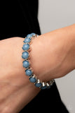 Lets be Buds - Blue Bracelet - Paparazzi Accessories Bracelet Bedazzle Me Pretty Mobile Fashion Boutique