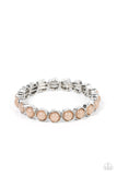 Lets be Buds - Brown Bracelet - Paparazzi Accessories Bracelet Bedazzle Me Pretty Mobile Fashion Boutique