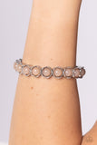 Lets be Buds - Brown Bracelet - Paparazzi Accessories Bracelet Bedazzle Me Pretty Mobile Fashion Boutique