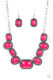 Lets Get Loud - Pink Necklace - Paparazzi Accessories Necklace Bedazzle Me Pretty Mobile Fashion Boutique
