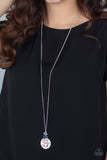 Liberty And Justice For All - Blue Necklace - Paparazzi Accessories Necklace Bedazzle Me Pretty Mobile Fashion Boutique