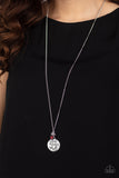 Liberty And Justice For All - Red Necklace - Paparazzi Accessories Necklace Bedazzle Me Pretty Mobile Fashion Boutique