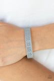 Life is Tough - Silver Bracelet - Paparazzi Accessories Bracelet FS-Bedazzle Me Pretty Mobile Fashion Boutique