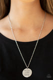 Light It Up - Silver Necklace - Paparazzi Accessories Necklace Bedazzle Me Pretty Mobile Fashion Boutique