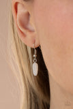 Light-Scattering Luminosity - White Necklace - Paparazzi Accessories Necklace Bedazzle Me Pretty Mobile Fashion Boutique
