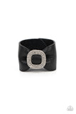 Lights, SELFIE, Action! - Black Bracelet - Paparazzi Accessories Bracelet Bedazzle Me Pretty Mobile Fashion Boutique