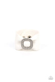 Lights, SELFIE, Action! - White Bracelet - Paparazzi Accessories Bracelet Bedazzle Me Pretty Mobile Fashion Boutique