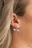 Like A Flash - Silver Earrings - Paparazzi Accessories Earrings Bedazzle Me Pretty Mobile Fashion Boutique