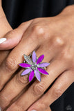 Lily Lei - Purple Ring - Paparazzi Accessories Ring Bedazzle Me Pretty Mobile Fashion Boutique