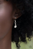 Limelight Luxury - White Necklace - Paparazzi Accessories Necklace Bedazzle Me Pretty Mobile Fashion Boutique